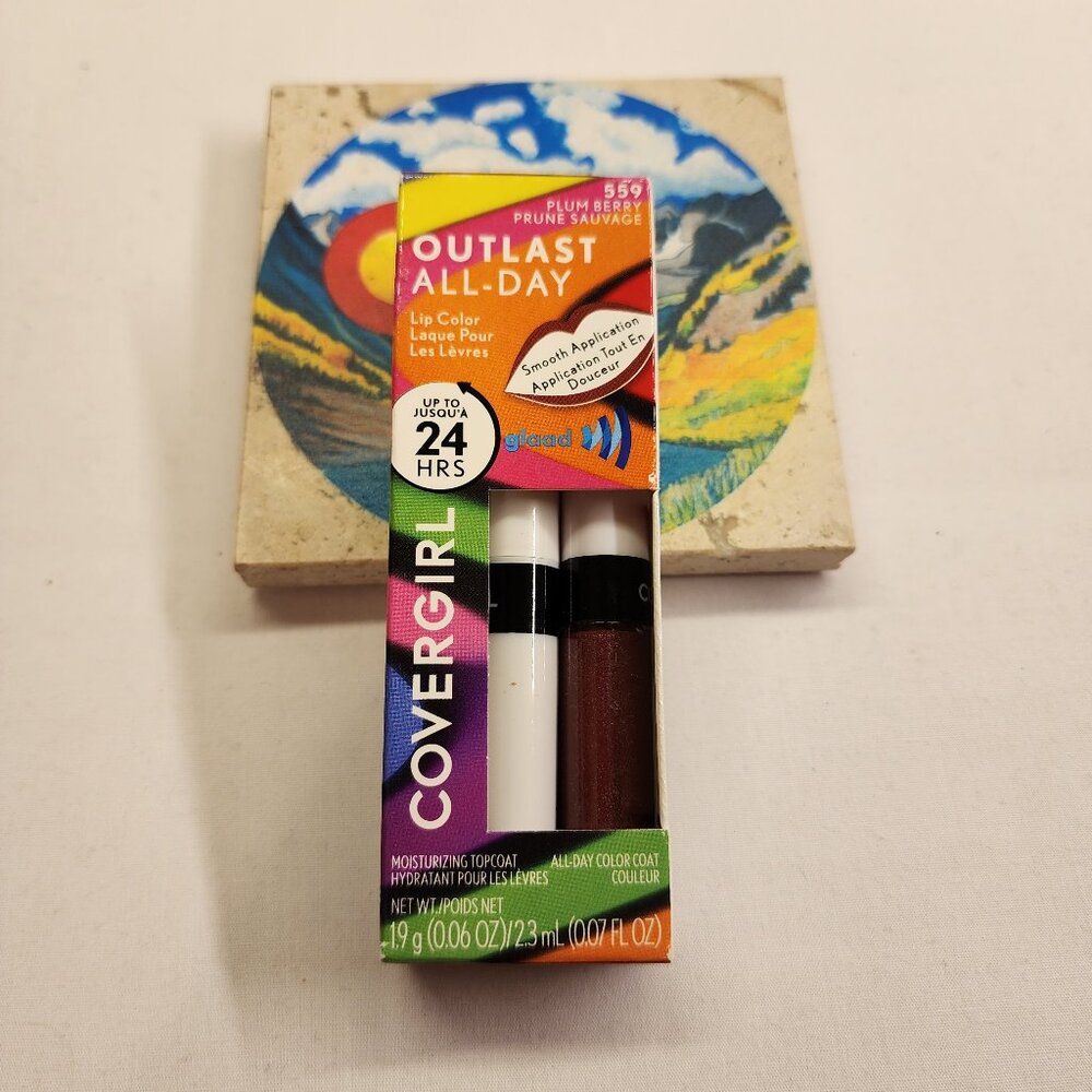 COVERGIRL 2pc Outlast All-Day Lip Color - 559 Plum Berry